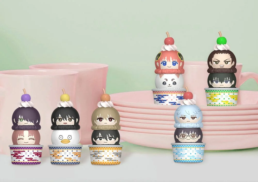 Gintama Tsumichen Stack up & Change Trading Figure 8 cm - 1 unidade